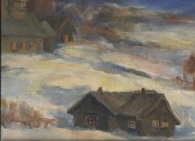 В окнах домов свет - значит деревня  ...