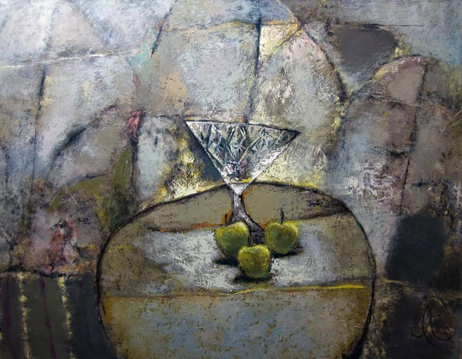 зелёные яблоки