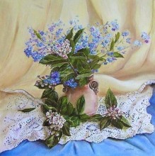 Натюрморт с незабудками