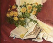 Натюрморт с одуванчиками