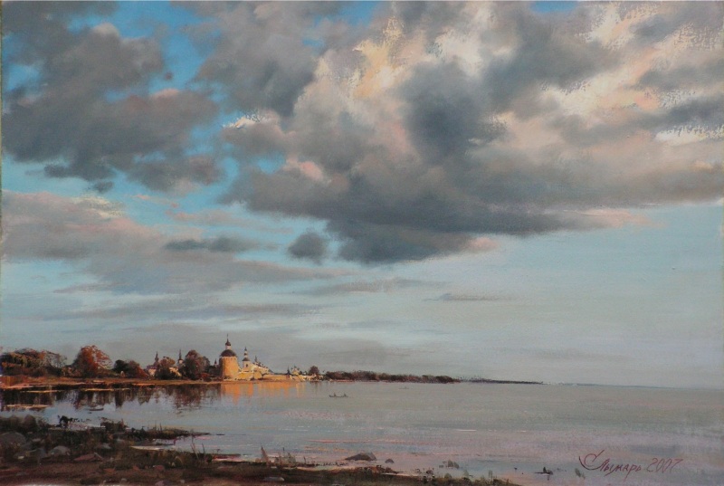 Вечер на Сиверском озере