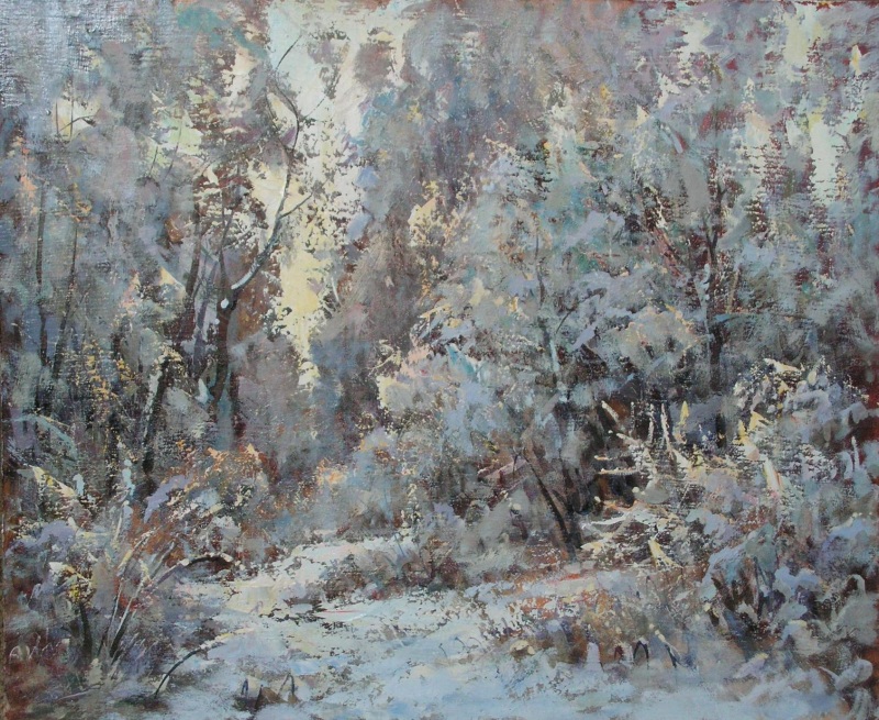 Январские кружева. Этюд