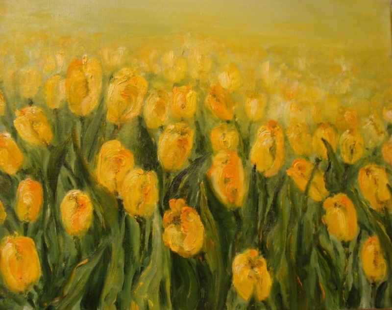 Жёлтые тюльпаны