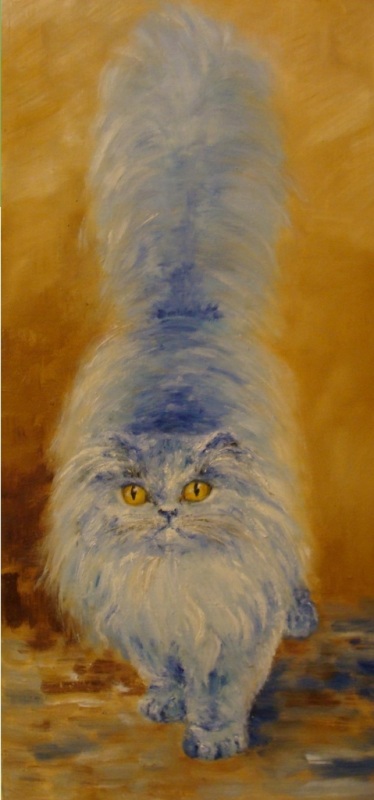 Голубая кошка