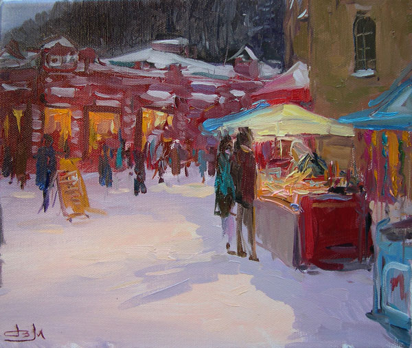 Огни уличных торговцев