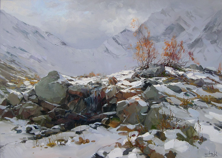 Перевал Чучхур. Домбай.