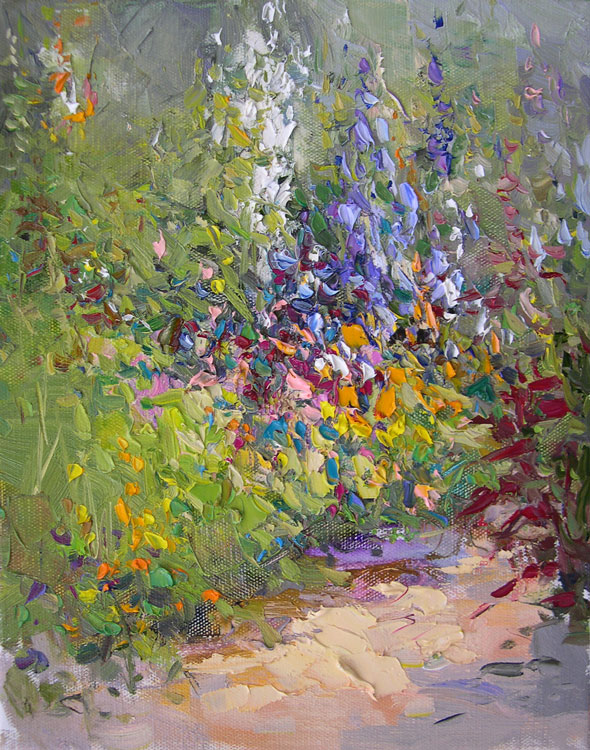 Цветы в саду