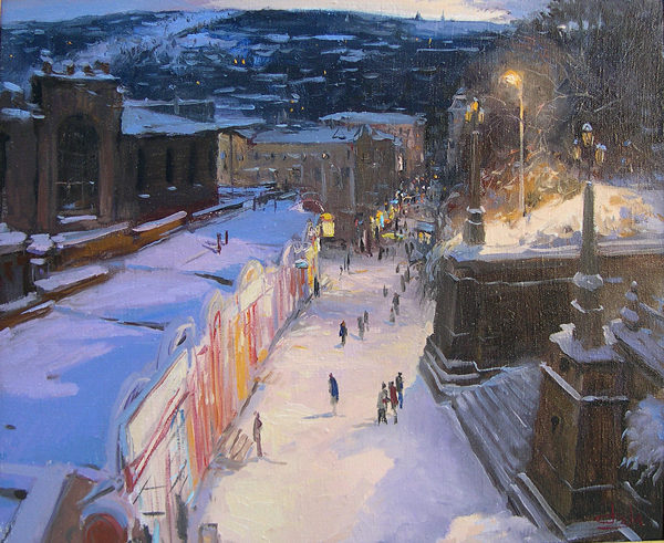 Зимний вечер.Кисловодск.