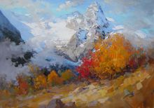 Домбайская осень.Алибек.