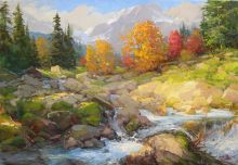 Горная речка.Кавказ.