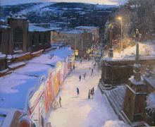 Зимний вечер.Кисловодск.