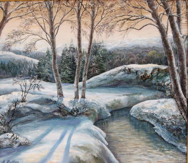 Зимой в Карпатах