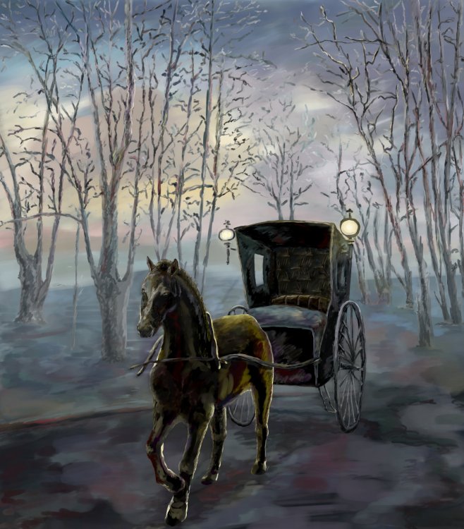 Этюд в багровых тонах