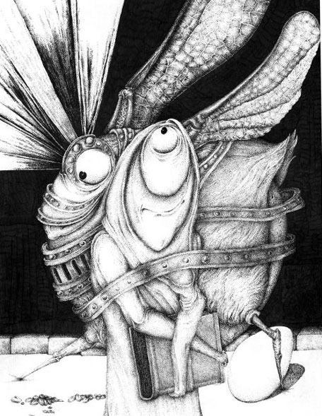 Писатель и Кура Рябая,яйцо золотое  ...