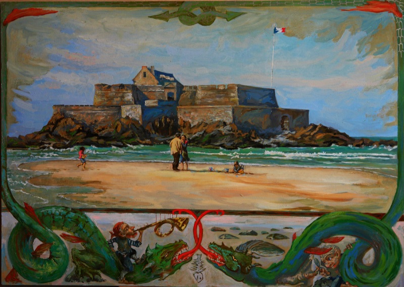 Крепость в Сен-Мало.