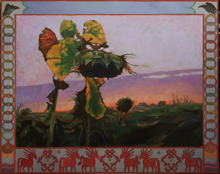 Подсолнухи.