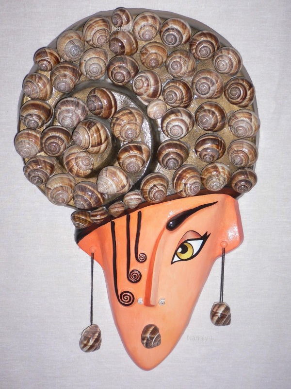 Женщина улитка