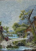 "Домик с отшельником" по мотивам Буше.