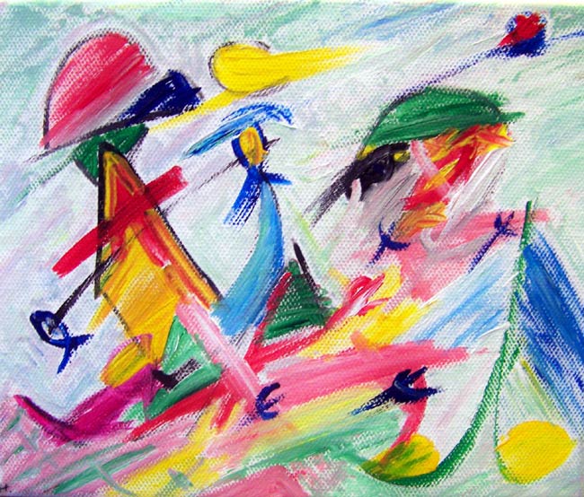 Утренняя прогулка дамы и двух непримиримых  ...