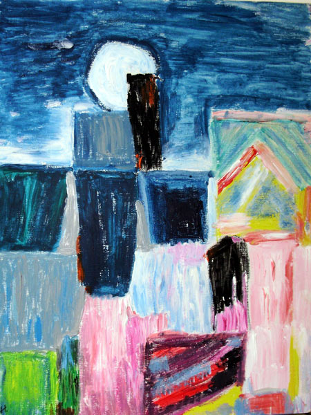 Лунная прогулка по крышам Стокгольма