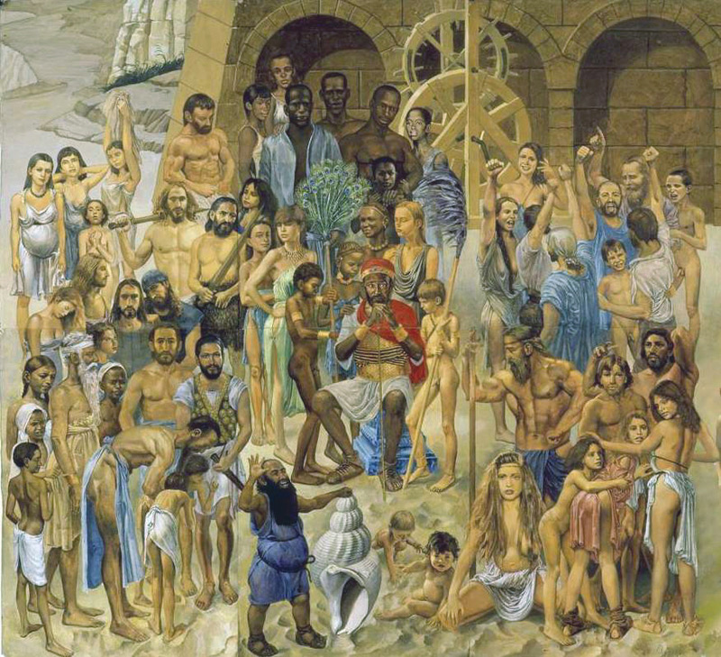 ВАВИЛОНСКОЕ СТОЛПОТВОРЕНИЕ (фрагмент)