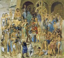 ВАВИЛОНСКОЕ СТОЛПОТВОРЕНИЕ (фрагмент)