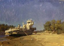 "Катер у берега."