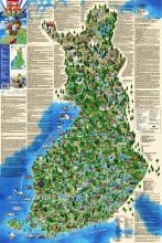 Иллюстрированная карта Финляндии