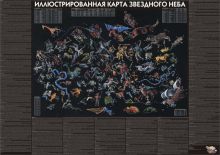 Иллюстрированная карта звездного неба