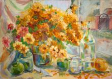 золотые шары