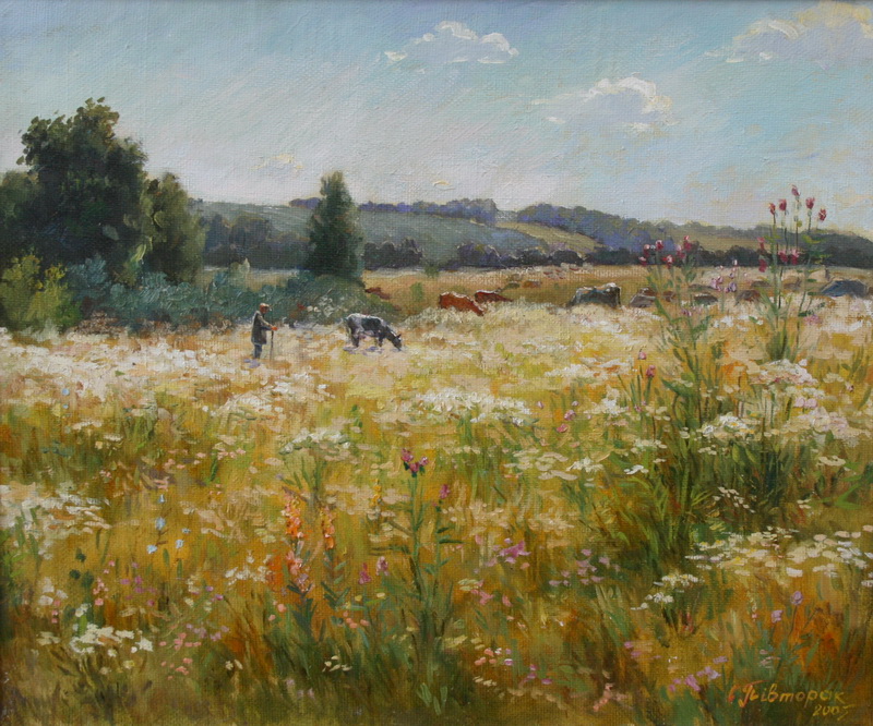 Цветущее поле