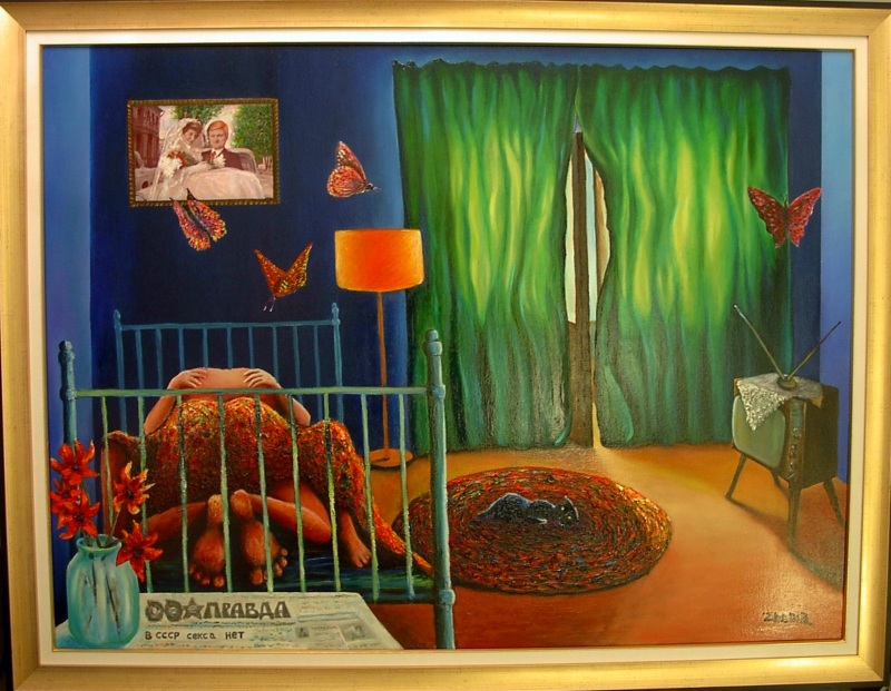 В СССР секса нет    -холст.масло.102-85см. 