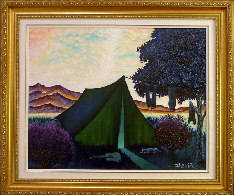 Медовый месяц. (Холст-масло. 50-40СМ.)