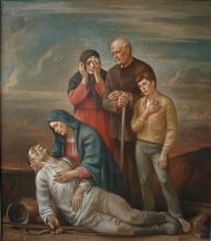 "Скорбь" правая часть триптиха  ...