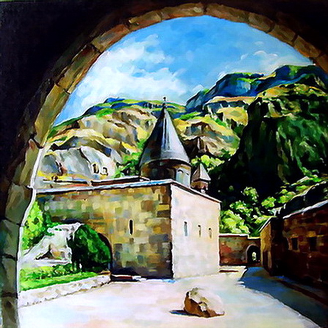 Армянская церковь,полдень.