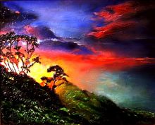 Закат на побережье