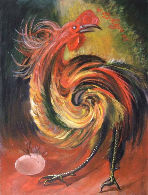 Сираль Архимеда в экстазе Красного петуха