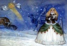 девочка и духи рождества