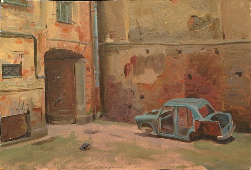 Дно двора-колодца