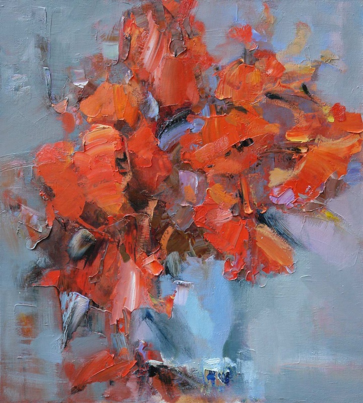 Красный букет