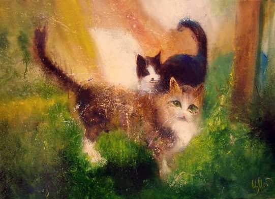 Вечерние кошаки