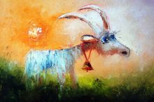 Вечерняя коза