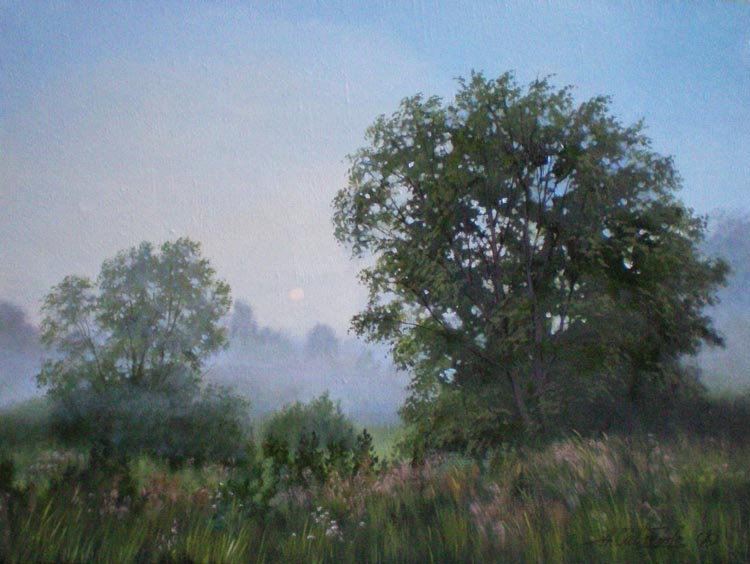 Туман на Приозёрке