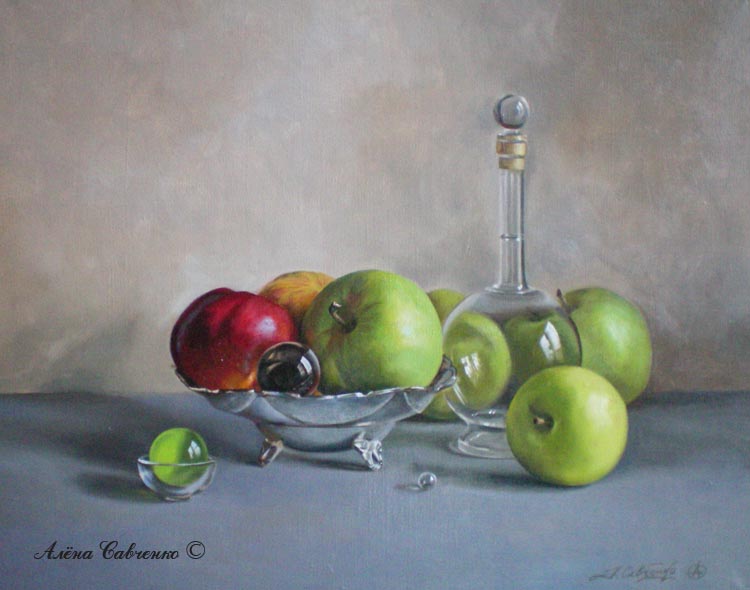 Яблоки и шары