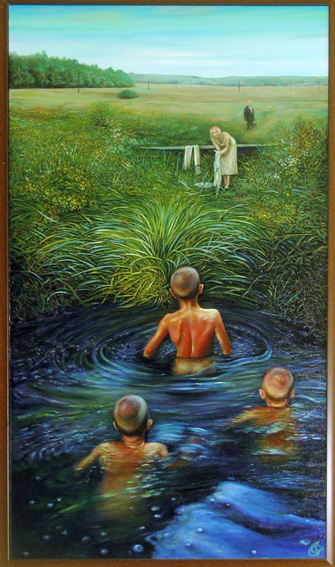 Купающиеся мальчики