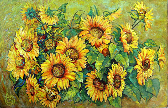 Подсолнухи-9