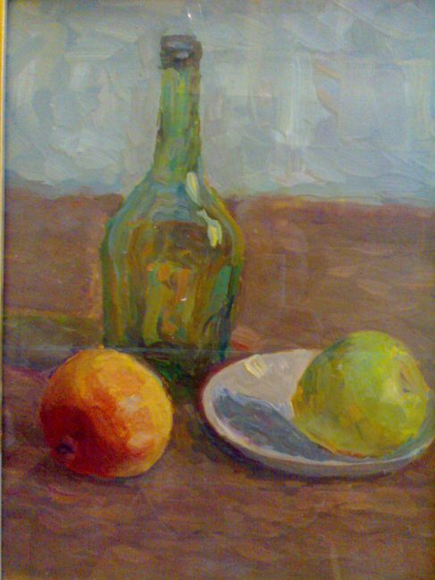 н-т с бутылкой