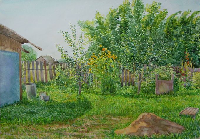 уголок сада