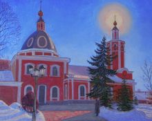 ц-вь всех святых на Соколе.