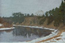 весна .окрест Звенигорода